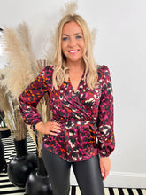 The Callie- Multicoloured Brush Stroke Blouse